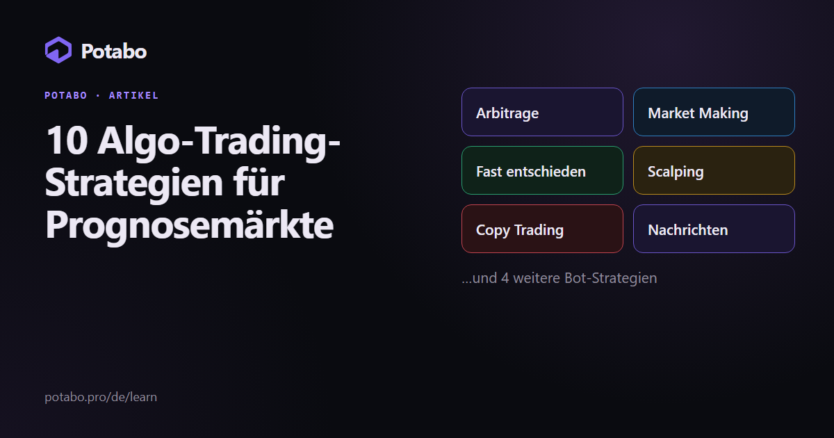 Algo-Trading-Strategien für Prognosemärkte