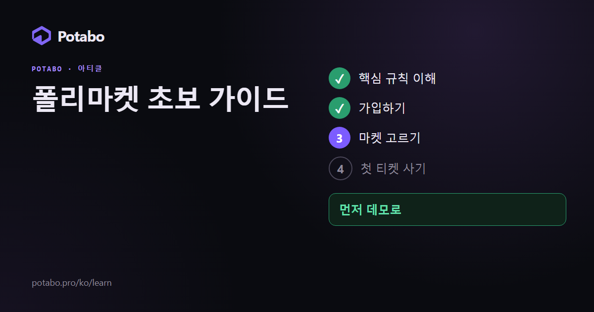 폴리마켓 초보 가이드