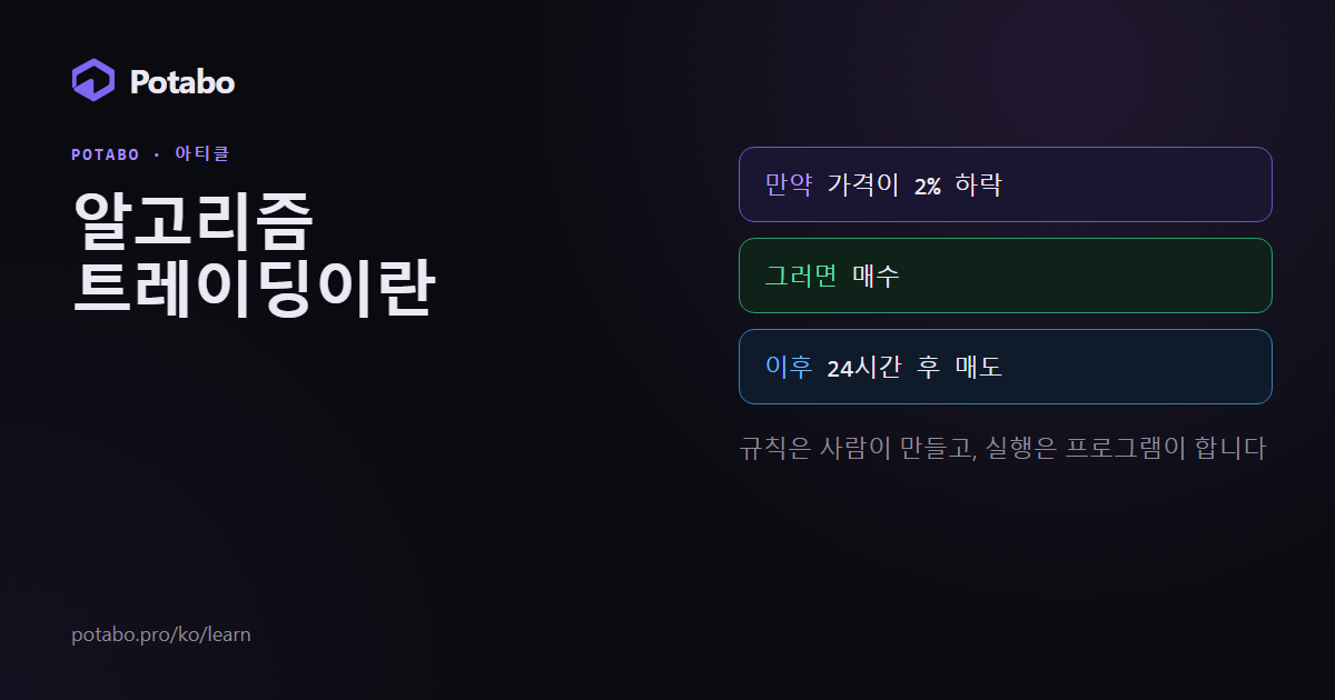 알고리즘 트레이딩이란